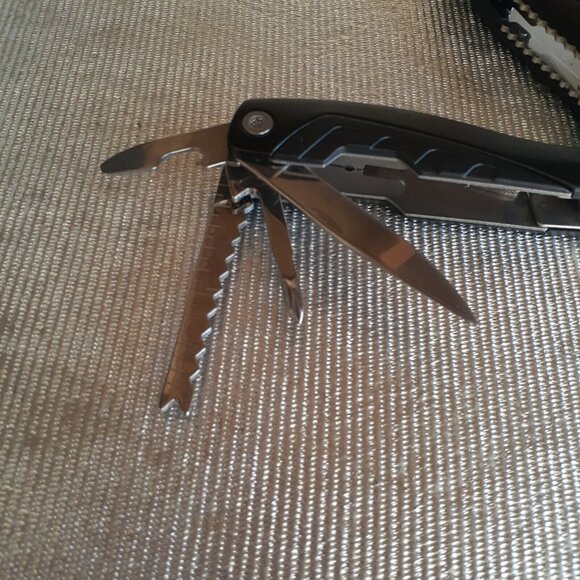 Multi-tool All in One Pliers Bottle Opener Flat & Phillips Screwdriver Saw Knife - Picture 4 of 13